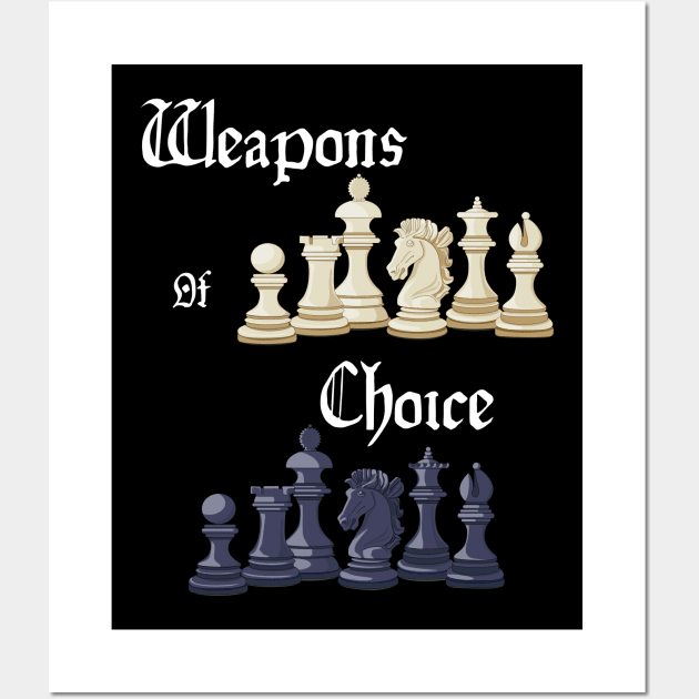 Weapons of Choice Wall Art by Mystik Media LLC